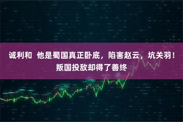 诚利和  他是蜀国真正卧底，陷害赵云，坑关羽！叛国投敌却得了善终