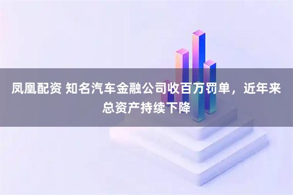 凤凰配资 知名汽车金融公司收百万罚单，近年来总资产持续下降