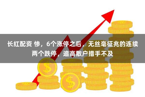 长红配资 惨，6个涨停之后，无丝毫征兆的连续两个跌停，追高散户措手不及